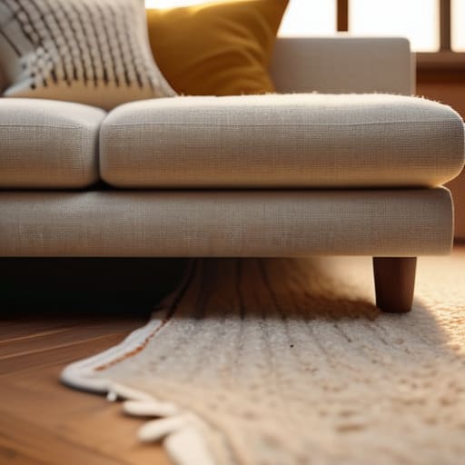 Cozy textured rugs, bringing the warmth home.
