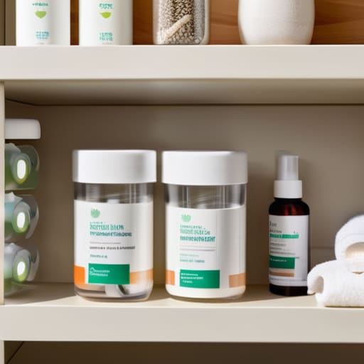 Organized medicine cabinet: The Finish Line.